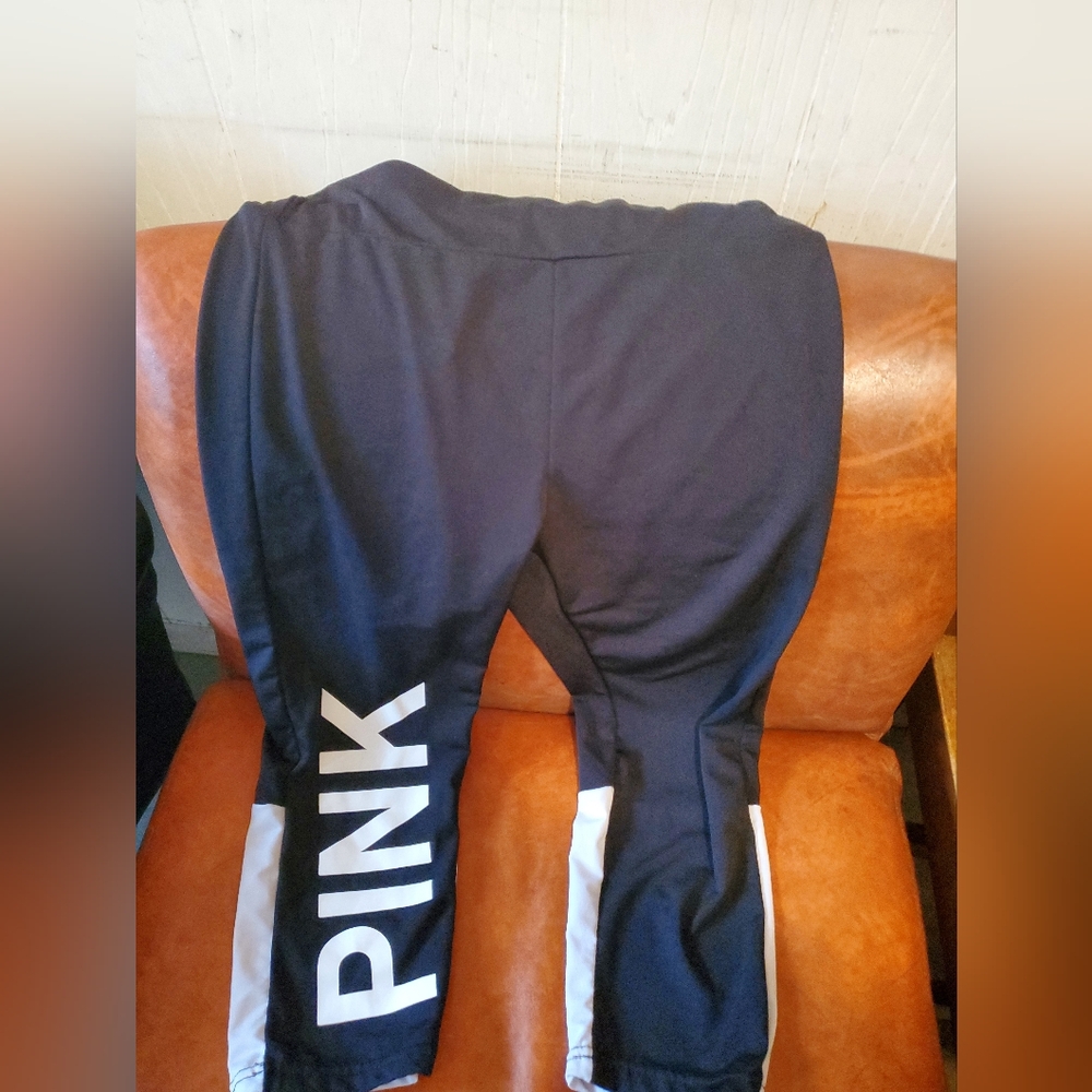 Black and White PINK Leggings